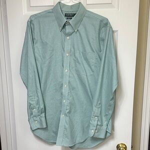 Polo by Ralph Lauren Green Checkered Dress Shirt